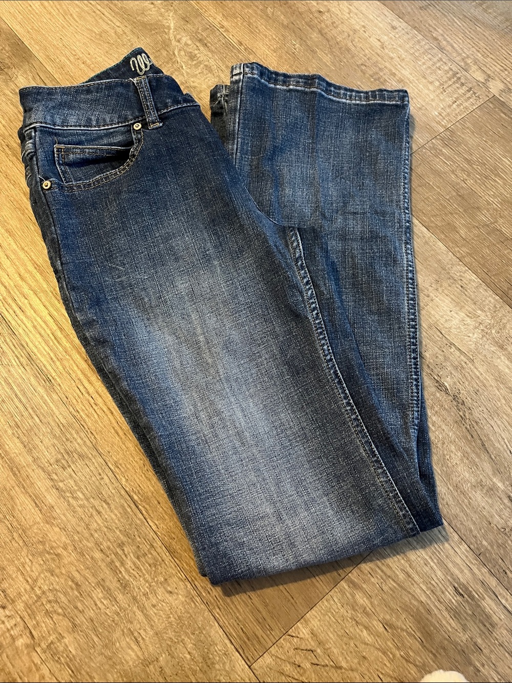 Wrangler Dark Blue Bootcut Jeans